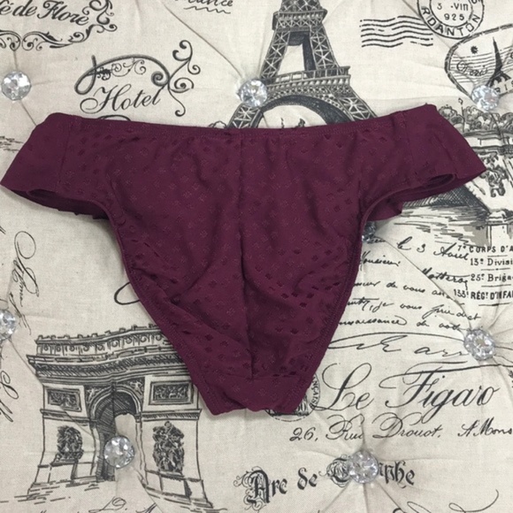 NWOT Robin Piccone Julianna Knit Bikini Bottom - Picture 3 of 7